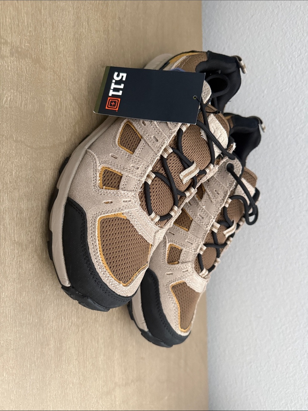 5.11 Tactical Tan and Black Tactical Trail Sneakers
